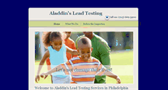 Desktop Screenshot of aladdinleadtesting.com
